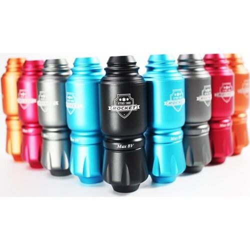 Qink Rocket Mini Short Tattoo Pen Mabuchi Motor Pro Cartridge Machine Gun Aluminum Alloy High Frequency Automatic Rotating