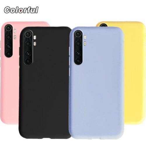 Candy Color Silicone Case For Xiaomi Note 10 Lite Pro Case Shockproof Cover For Xiaomi Mi 10 10T Lite 10i 10S note10 note10lite