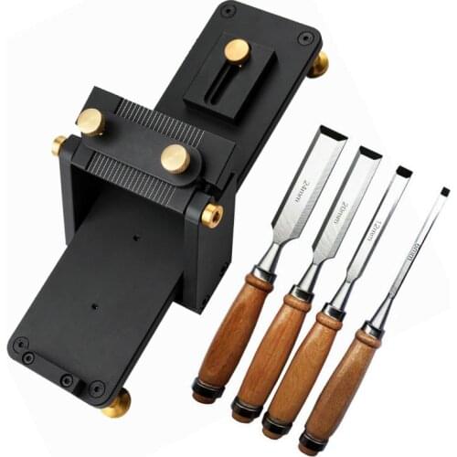Fixed Angle Sharpener Aluminum Alloy Material Linear Track Woodworking Chisel Anti-Skid Sharpening Stone