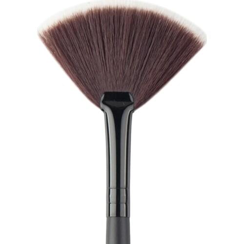 Slim Fan Shape Powder Concealor Blending Finishing Highlighter Highlighting Makeup Brush Nail Art Brush for Makeup MH88