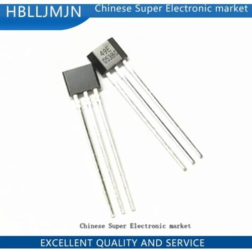 10pcs 49E Hall element OH49E SS49E Hall sensor Hall Effect Sensor