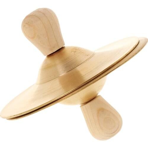 6inch Tambourine Wooden Drum Head with Cymbal Kids Music Learning Toy