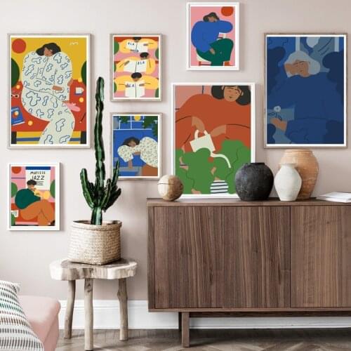 Abstract Figure Matisse Posters Canvas Painting Wall Art Prints Vintage Wall Pictures for Living Room Modern Home Decor