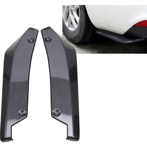 Car Rear Bumper Lip Diffuser Splitter Spoiler Scratch Protector For Volvo S40 S60 S80 S90 V40 V60 V70 V90 XC60 XC70 XC90
