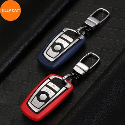 TPU Car Key Case Cover Fob Keychain Remote Suit For BMW 1 2 3 4 5 6 7 Series X3 X4 F20 F22 F30 F82 F10 F12 F02 F25 F26 Key Case