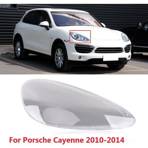 CAPQX 1PCS For Porsche Cayenne 2010-2014 Front Headlamp Lampshade Headlight Waterproof Bright Head Lamp light Shade Shell Cover