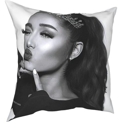 Ariana Grande decorative cushion cover sexy beauty cushion cover 45cm linen pillow residential culture