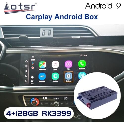 For AUDI Q5 2021 tron 2019 2020 For Apple Carplay AI Box Android Car Multimedia Player Video Wireless Mirror link Radio upgrade