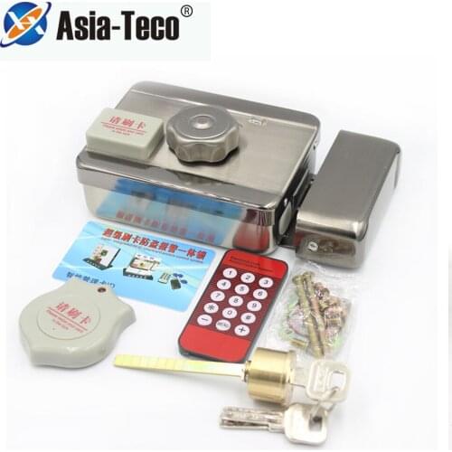 DC 12V Electronic RFID Door Gate Lock Smart Electric Strike Lock Magnetic Induction Door Entry Access Control System