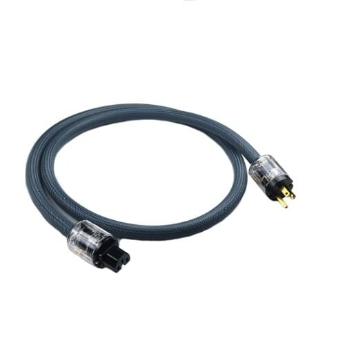 Hifi Audio 4N OFC Copper cable US AC Power cord cable AC Mains Power cable with P-004 C-004 power plug connector jack