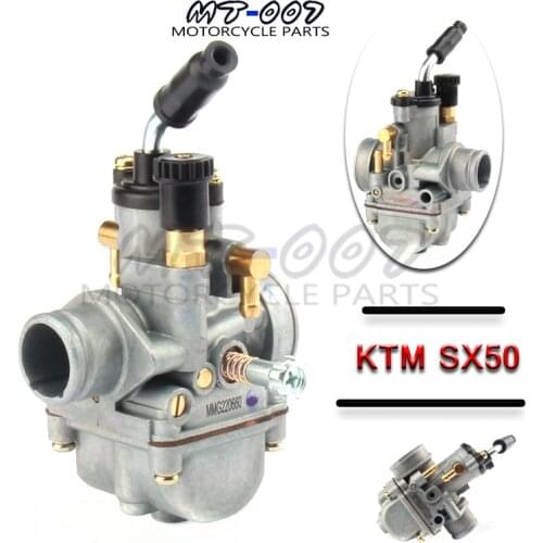 Carb for KTM 50 50SX 50CC JUNIOR 50CC SX 2001-2008 hand Chock CARBURETOR Parts 19mm