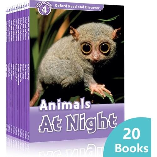 20 books/set Oxford Read and Discover Level 4 Reading Tree Childrens in English Science Picture Books for kids