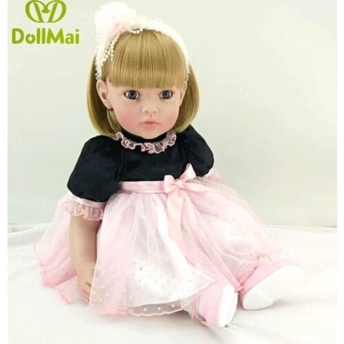 Bebe Princess Reborn Baby Dolls 24'' vinyl Silicone reborn Baby Dolls toddler time dolls for child gift bebe realistic reborn