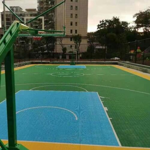 Beable Best Outdoor Basketball Court Flooring Perfect Interlocking Multi-Sports Floor For Schools And Universities