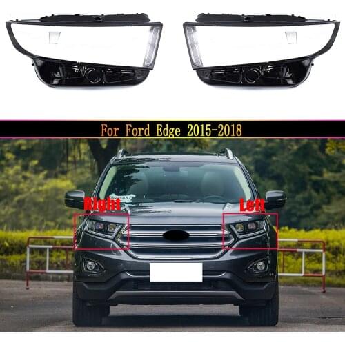 Headlight Lens For Ford Edge 2015 2016 2017 2018 Headlamp Cover Car Replacement Transparent Auto Head Light Shell