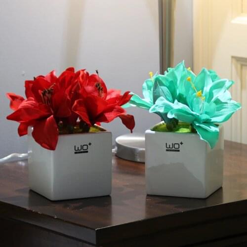 NEW Artificial flowers Ceramic vase Subshrubby peony flower bonsai potted home decoration Potted plants wedding decoration