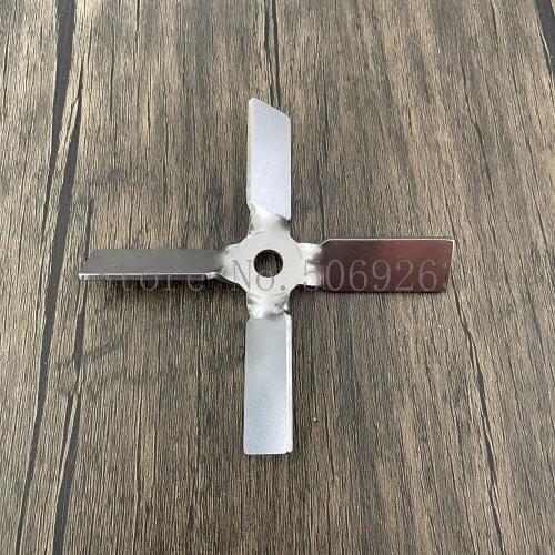 1pcs 304 stainless steel Four-bladed propeller,Stirring press down the material cross paddle,for laboratory mixer equipment