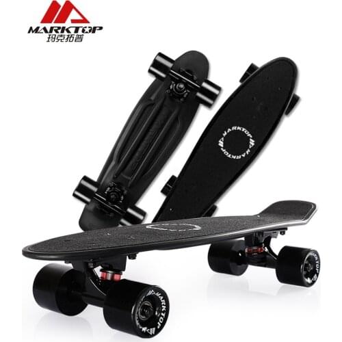 Small fish board banana beginners young boys and girls skateboard children adult four-wheeled scooter