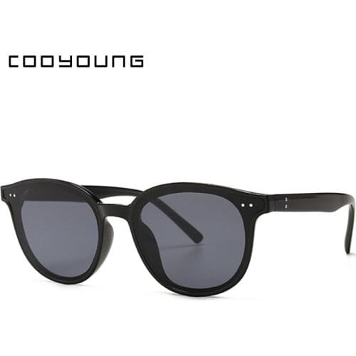 COOYOUNG Newest Oval Sunglasses Women Vintage Fashion Sun Glasses Men Eyewear Female Shades Gafas De Sol Male Eyeglasses UV400