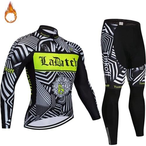 Tinkoff 2017 Pro Team Cycling Clothing winter thermal fleece mens Cycling jerseys MTB bike maillot Ropa Ciclismo Sportswear