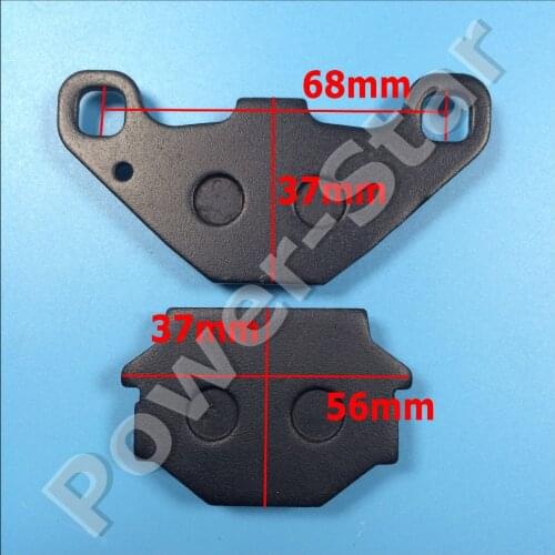 Dinli ATV quad brake pads Motorcycle brake pads for ALFER APACHE CAGICA DERI DINLI EXPLORER KAWASAKI