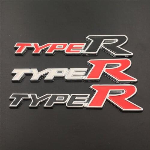 TYPER Logo for Honda Civic Accrod Jazz City Jade Crosstour Odyssey CR-V XR-V HR-V Car Sticker Metal Emblem Exterior Accessories