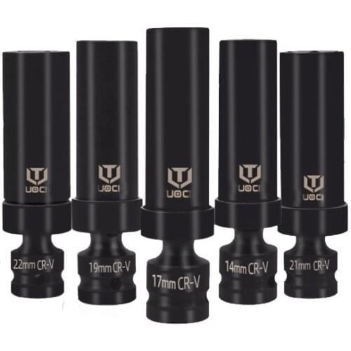 1/2" 100mm Length Universal Joint Set 360 Deg Rotary Head Ratchet Angle Extension Bar Socket Adapter Bendable Adapter Socket Too