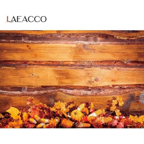Vinyl Backgrounds For Photography Vintage Planks Autumn Corn Fruit Baby Newborn Portrait Photo Backdrop Photocall Photo Studio