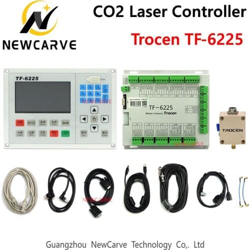 Fiber+CO2 Laser Control Card TF-6225 Metal And Non-Metal Material Cutting Controller+Auto Height-sensing System NEWCARVE