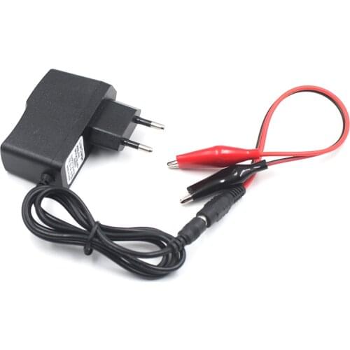 Output Voltage 7.2V 1A Lead Acid Battery Charger For Car Scooter Motorcycle 6V 10PCS