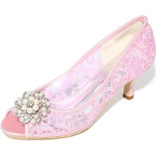 Creativesugar Elegant open toe woman see through dress shoes pearls crystals charm lady low heels party wedding heels slip on