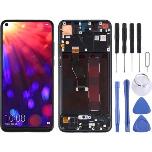 LCD Screen and Digitizer Full Assembly with Frame for Huawei Honor View 20