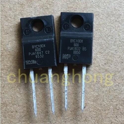 1pcs/lot BYC10DX600 original packing new Rectifier diode TO-220F-2 BYC10DX BYC10DX-600