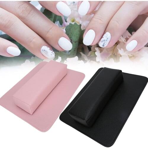 1pc Soft Nail Art Beauty Salon Hand Pillow Arm Rest Holder Cushion Mat Set PU Sponge Holder Manicure Equipment Nail Salon Tools