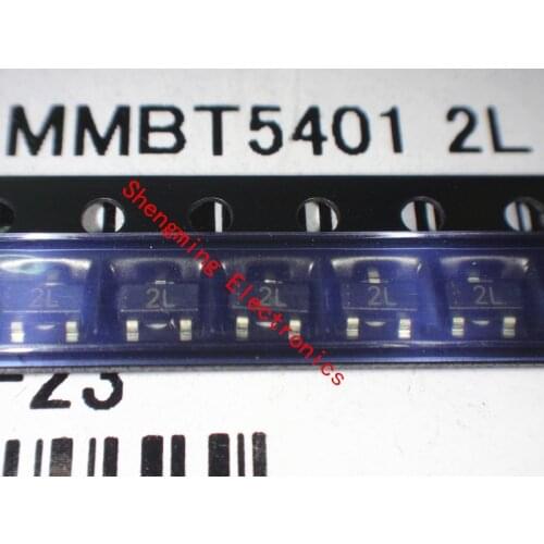 100PCS 2N5401 MMBT5401 2L SOT-23 SMD PNP transistor