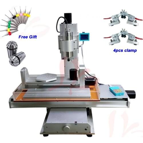 1500W 2200W Spindle 5 Axis CNC Router 3040 Engraving Machine Ball Screw Table Column Type Woodworking Milling