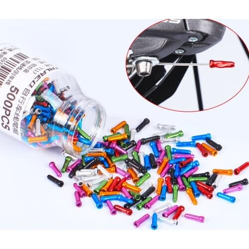 20pcs/bag Bicycle Wire End Caps Bike Cable End Caps Brake Derailleur Shifter Cable Tips for MTB Bike Cycling Bicycle Accessories