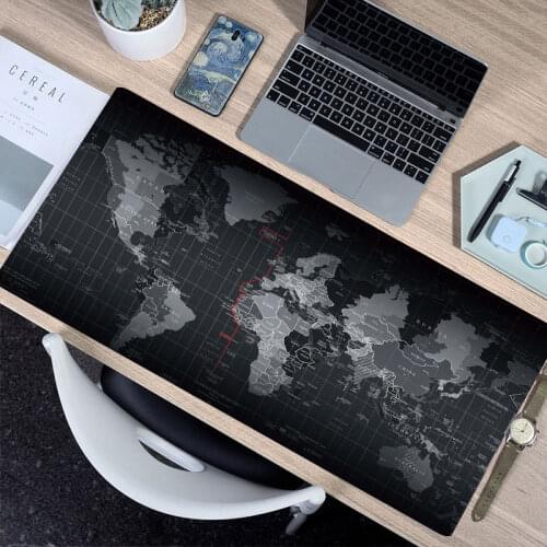 40*90cm Gaming World Map Mousepad 2mm Anti-slip Mouse Pad for Keyboard Notebook Mat