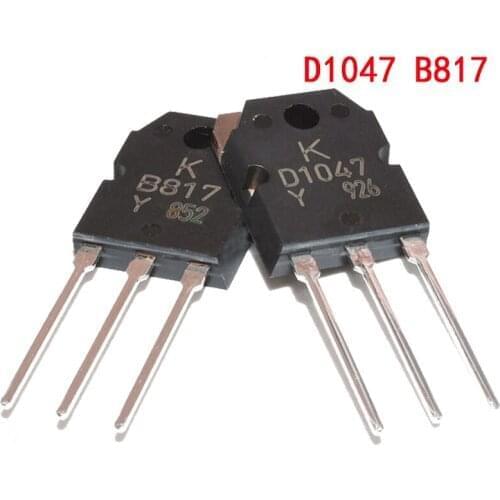 5PCS 2SD1047 TO-247 D1047 TO-3P POWER TRANSISTORS 2SB817 B817