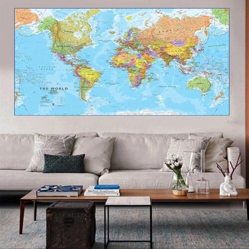 5D Mosaic The World Political Map Diy Diamond Embroidery Full Square Round Diamond Painting Needlework Christmas Gift