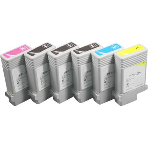 6Pack Compatible for Cartridges for Canon iPF670 iPF680 iPF685 iPF780 / PFI-107 Ink 130ml