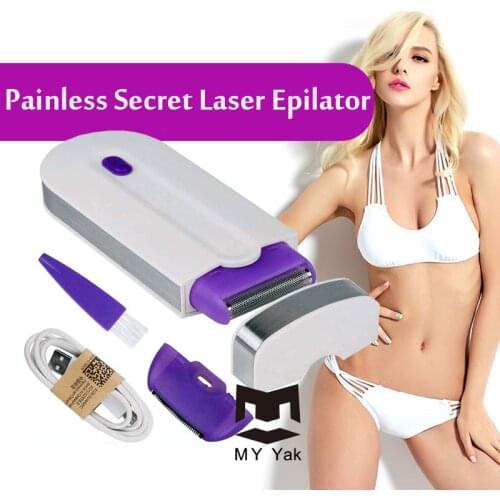 Painless Laser Epilator Secret Female Intimate Areas Depilation Hair Removal Remover Cuter Razor Women Bikini Trimmer Sex Shaver