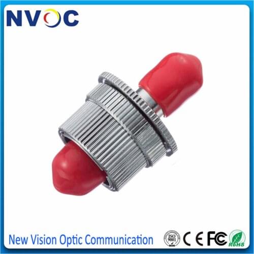 FC UPC/APC Fiber Optic Attenuator Female to Female Inline Variable FC to FC Optical Attenuator 0~30dB Adjustable Coupler Adaptor