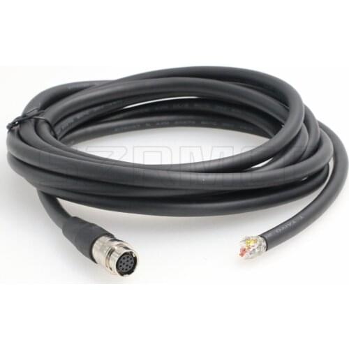 Hirose 12 Pin Female to Open End Power I/O Extension Cable for Industrial Camera