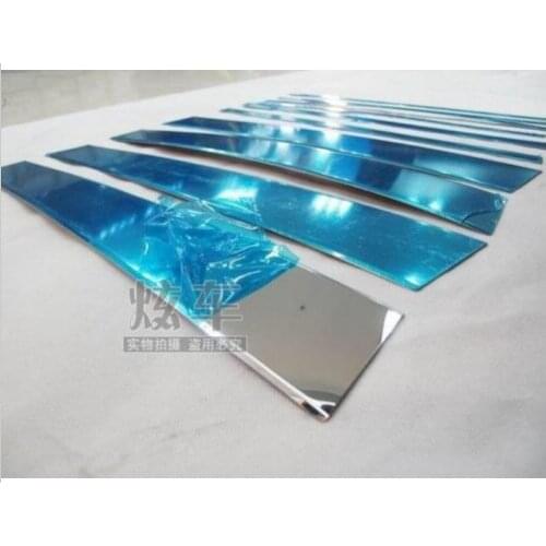 CHROME PILLAR POSTS For Toyota Prado FJ150 2010 2011 2012 10PCS