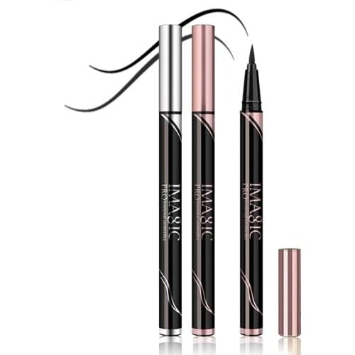 IMAGIC Waterproof Long Lasting Quick Dry Liquid Eyeliner Eye Pencil Cosmetic Not Blooming Liquid Lady Eyeliner Smooth Makeup Too