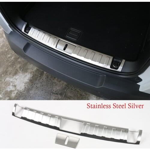 Kit For Jee Renegade 2016-2021 Stainless Steel Silver Interior Rear Trunk Guard Plate Protective Cover Trim Auto Accessories