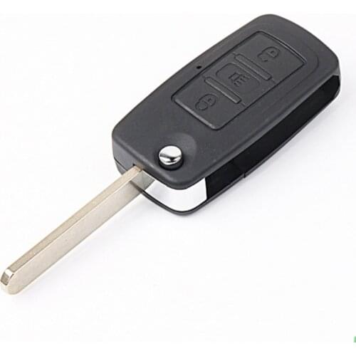 DAKATU New 3 Buttons Remote Key Shell Uncut Blade Remote Blank Key Shell for GREAT WALL C30 C50 HAVAL H6 HOVER