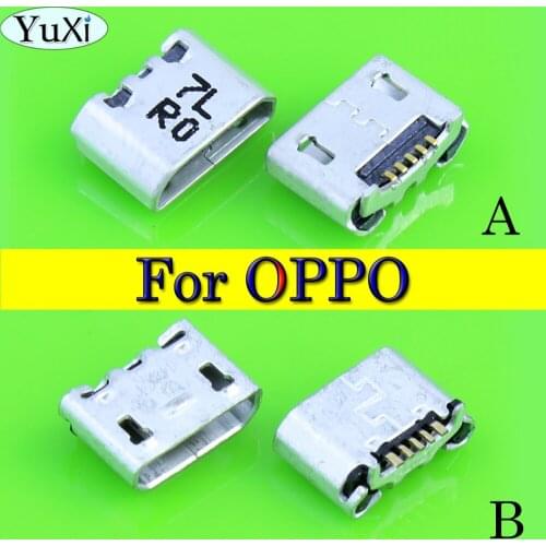 YuXi 5pcs/lot Micro USB Jack connector for OPPO A31 A33 A51 A53 mobile phone tablet pc long 5-pin charging port dock plug