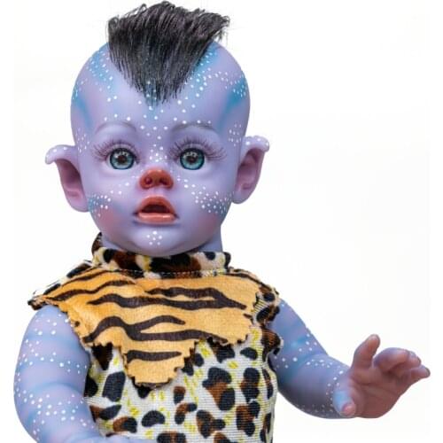 Realistic Fairy monster vatar doll 30cm bebe Reborn soft Silicone Reborn Baby Dolls for boy girl children gift toys